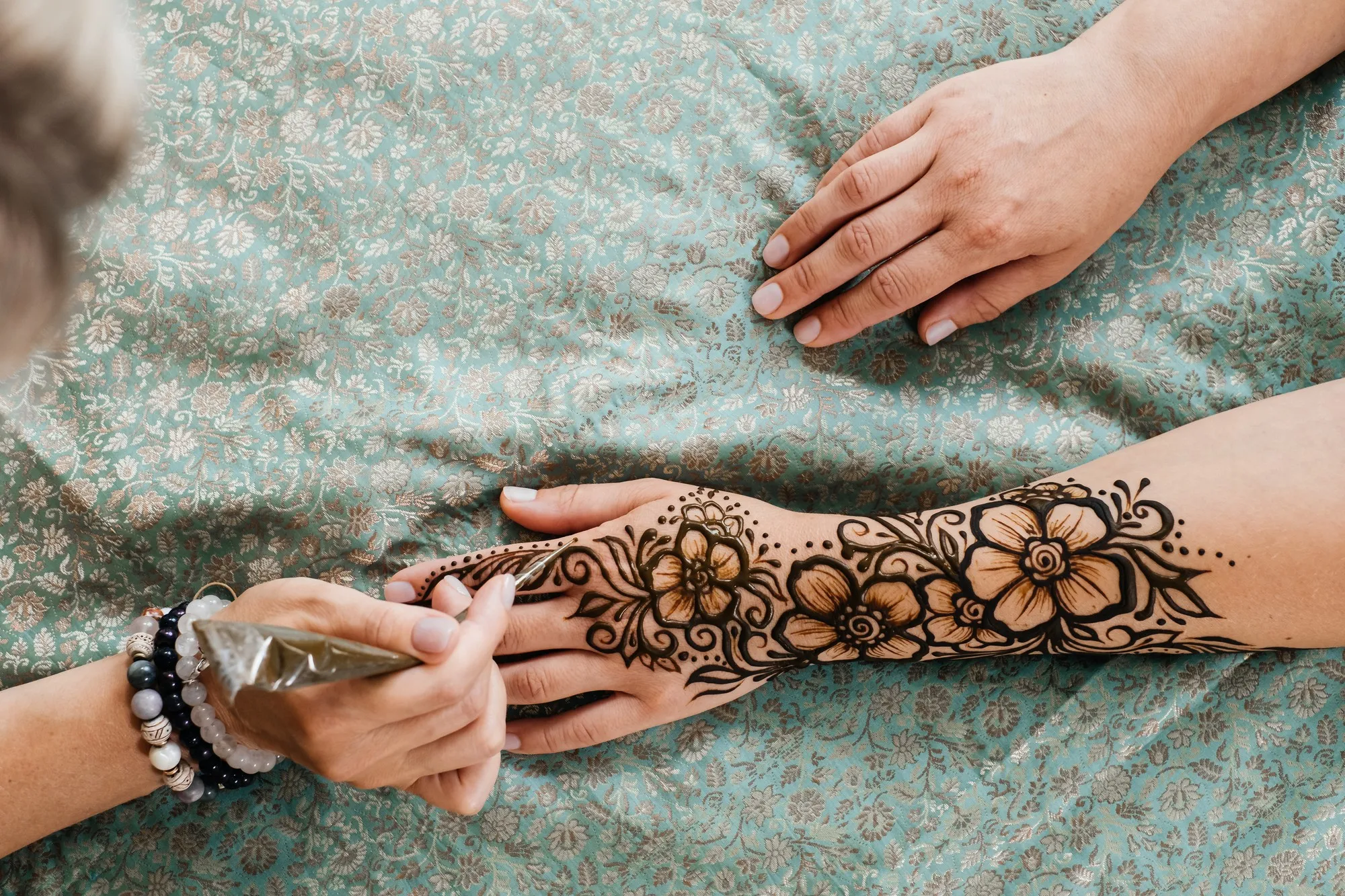 how to do easy henna designs step by step